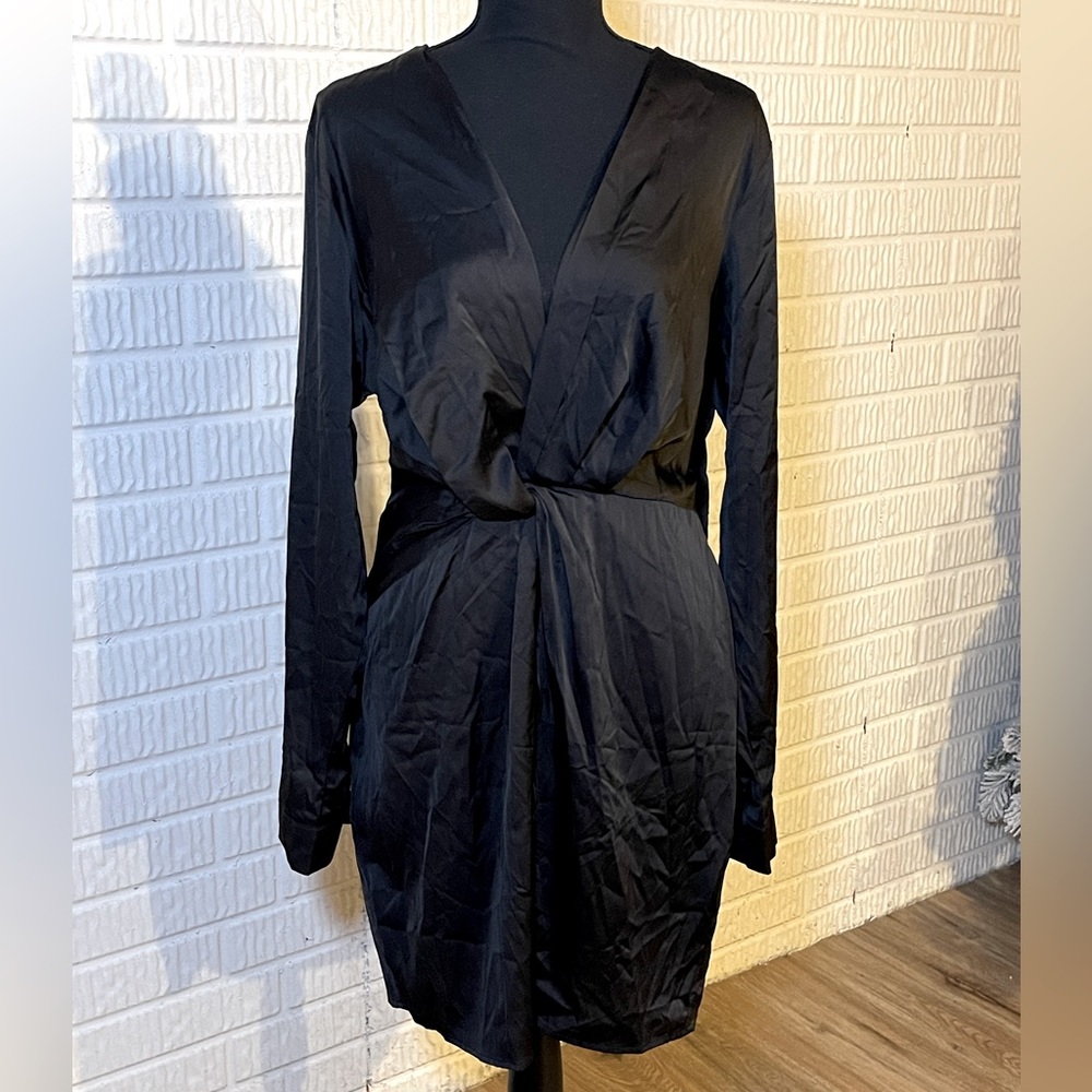 Tie Front Shirt Dress